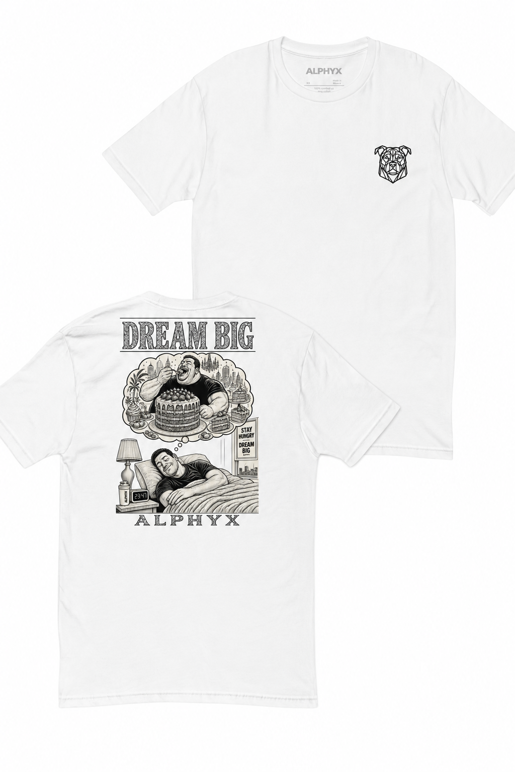 ALPHYX EXPRESSIONS Dream Big Men's Fitted T-Shirt