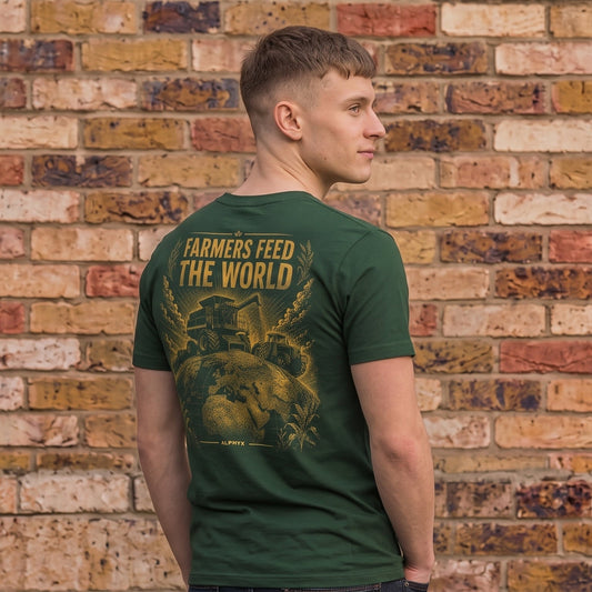 Farmers Feed The World Fitted T-shirt