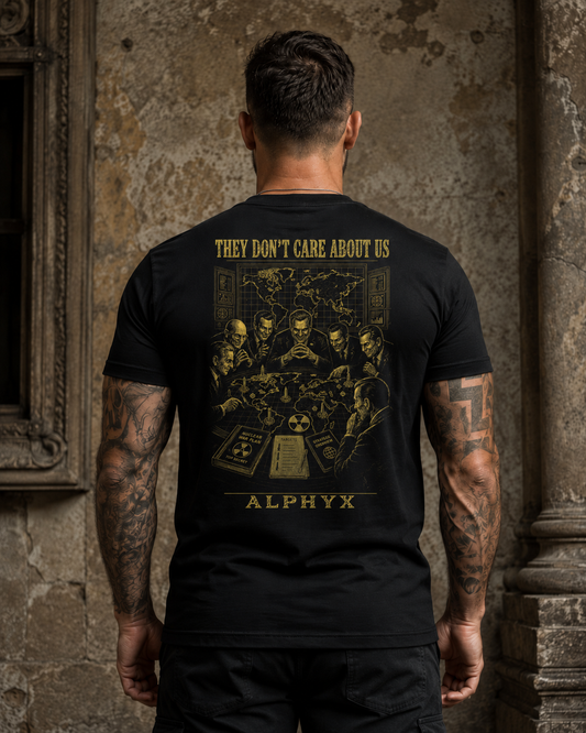 ALPHYX EXPRESSIONS They Don't Care About Us Man's Fitted T-Shirt