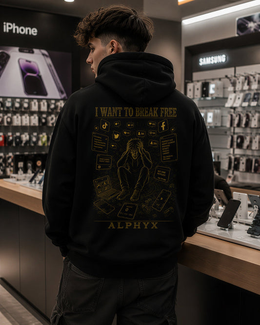 ALPHYX EXPRESSIONS I WANT TO BREAK FREE Hoodie