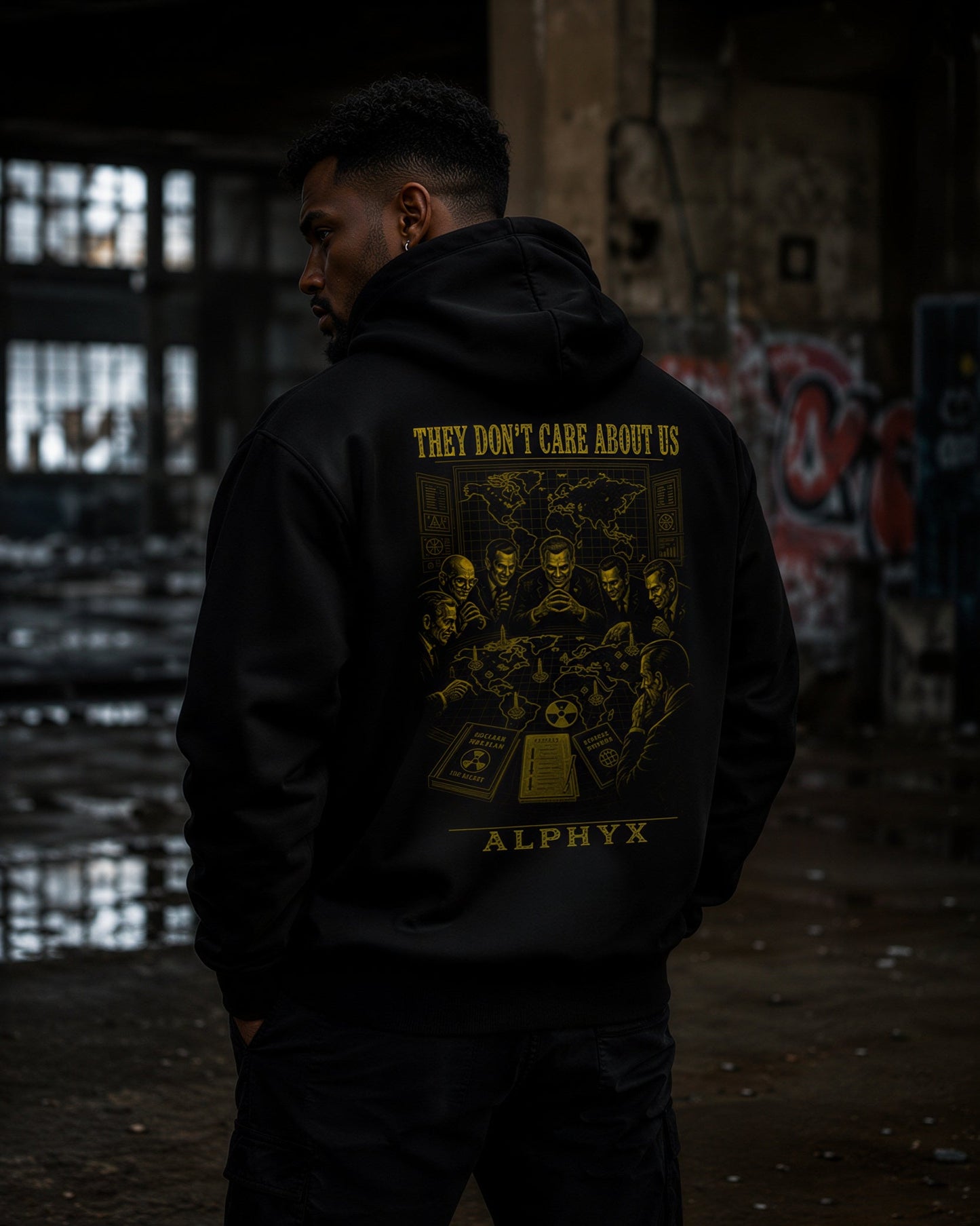 ALPHYX EXPRESSIONS THEY DON'T CARE ABOUT US Hoodie