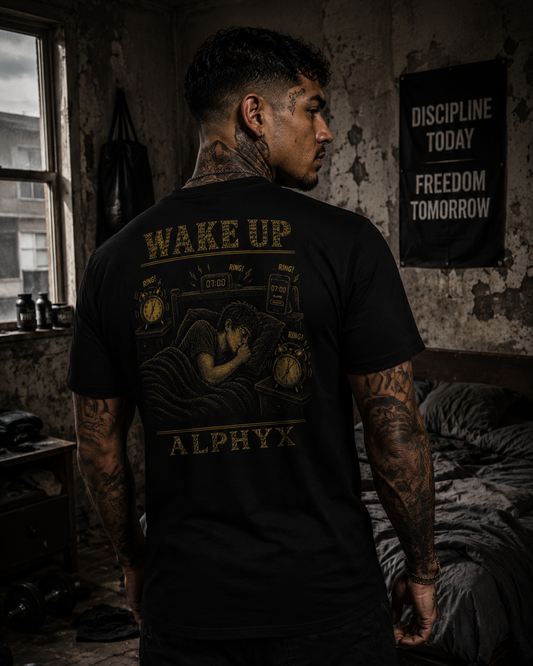 ALPHYX EXPRESSIONS WAKE UP T-shirt