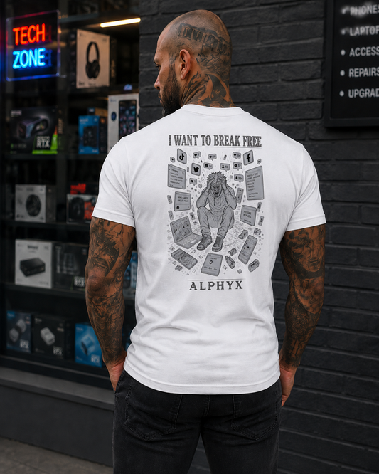 ALPHYX EXPRESSIONS I Want To Break Free Men's Fitted T-Shirt