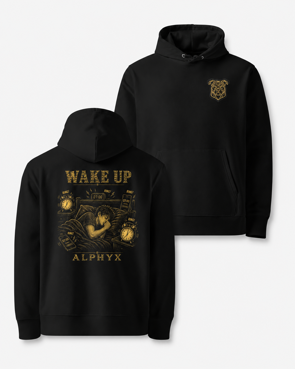 ALPHYX EXPRESSIONS WAKE UP Hoodie