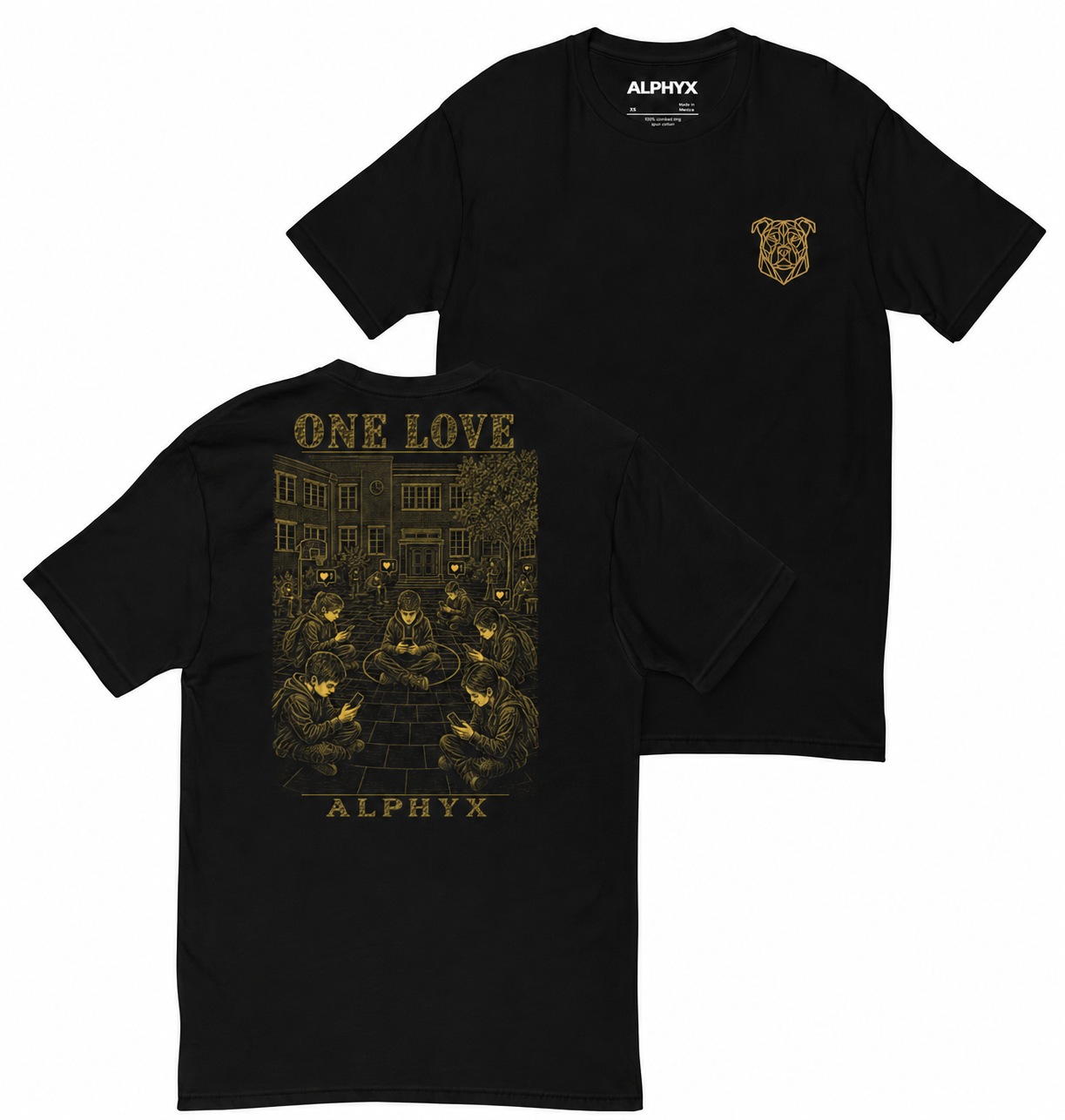 ALPHYX EXPRESSIONS One Love Fitted T-Shirt