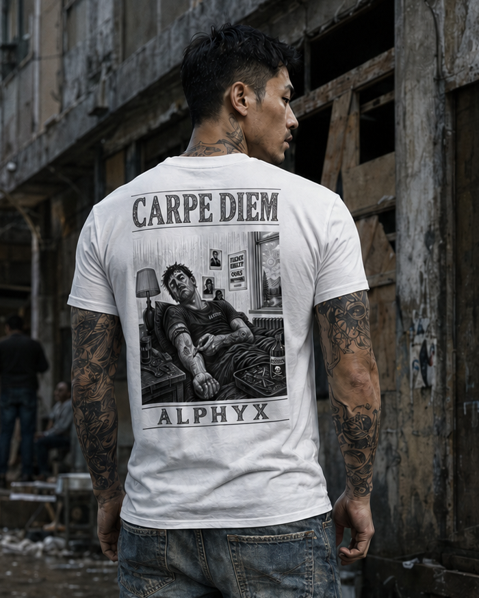 ALPHYX EXPRESSIONS Carpe Diem Men's Fitted T-Shirt