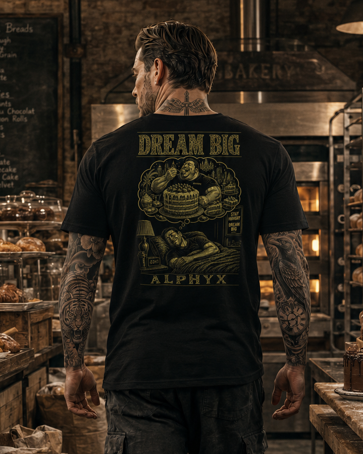 ALPHYX EXPRESSIONS Dream Big Men's Fitted T-Shirt