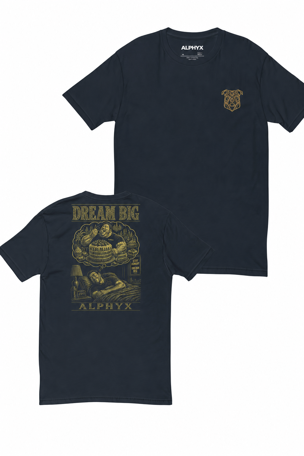 ALPHYX EXPRESSIONS Dream Big Men's Fitted T-Shirt
