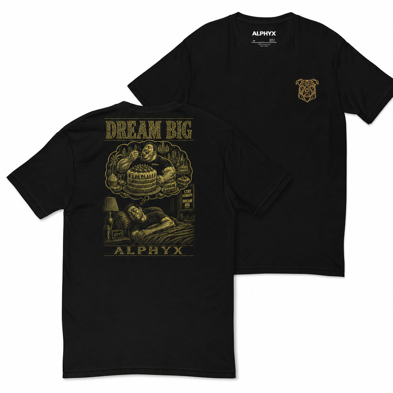 ALPHYX EXPRESSIONS Dream Big Men's Fitted T-Shirt