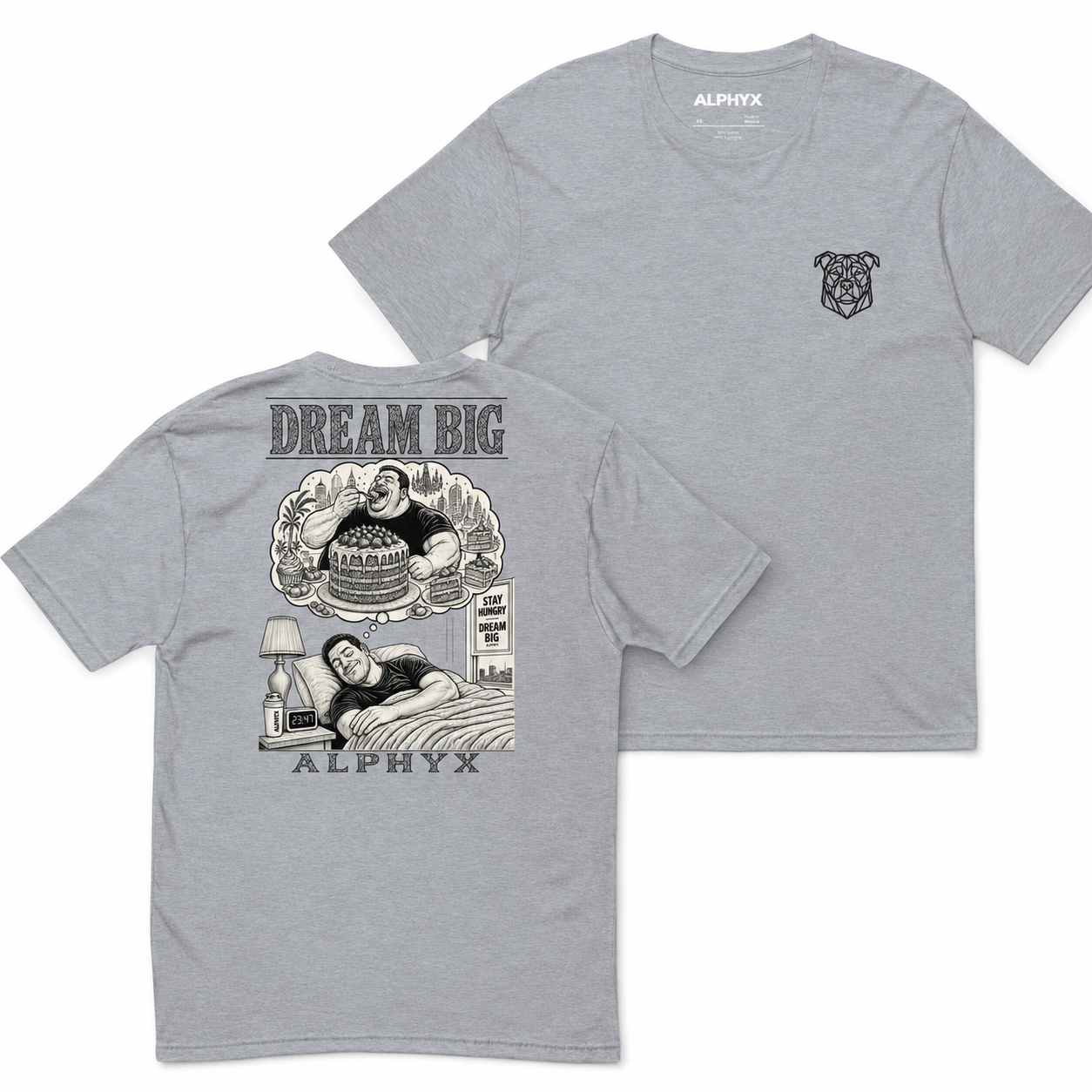 ALPHYX EXPRESSIONS Dream Big Men's Fitted T-Shirt