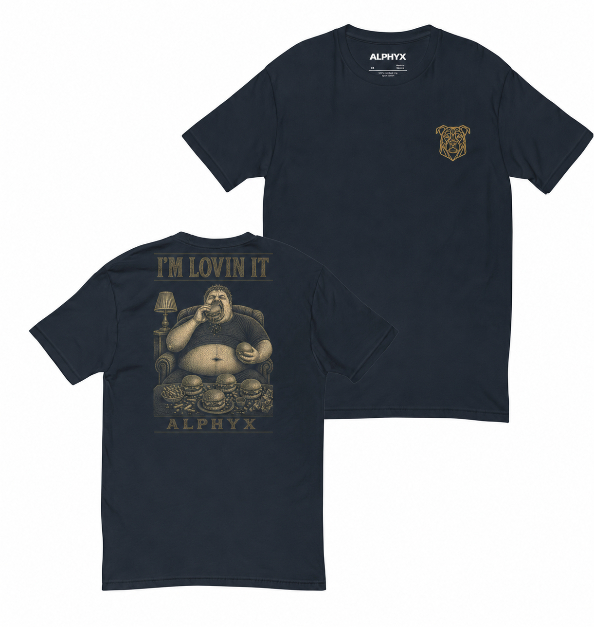 ALPHYX EXPRESSIONS The Rich Get Richer Men's Fitted T-Shirt