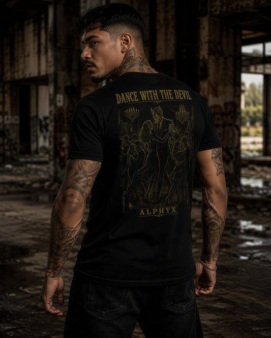 ALPHYX EXPRESSIONS DANCE WITH THE DAVIL T-shirt