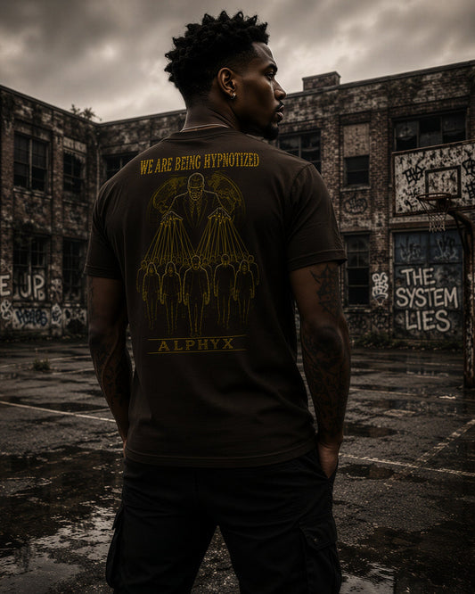 ALPHYX EXPRESSIONS WE ARE BEING HYPNOTIZED T-shirt